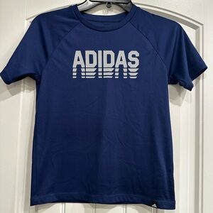 adidas Kids Blue Short Sleeve Tee